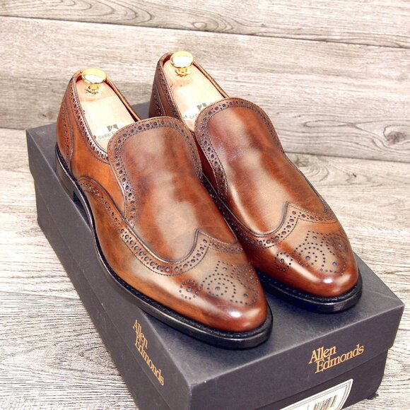 * NIB * $395 Allen Edmonds SAPIENZA Dress Loafer 10.5 B Narrow * add $15 Trees main image 13
